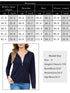 Damen Zip-Up Hoodie | Leichte Strickjacke mit Kapuz Langarm Sweatshirt